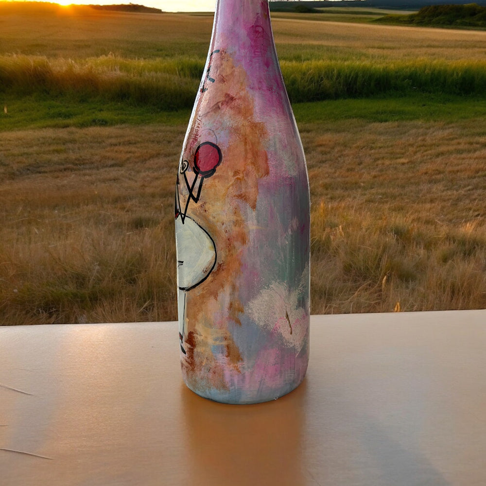 
                      
                        Hand Painted Glass Bottle - Dancing Characters
                      
                    