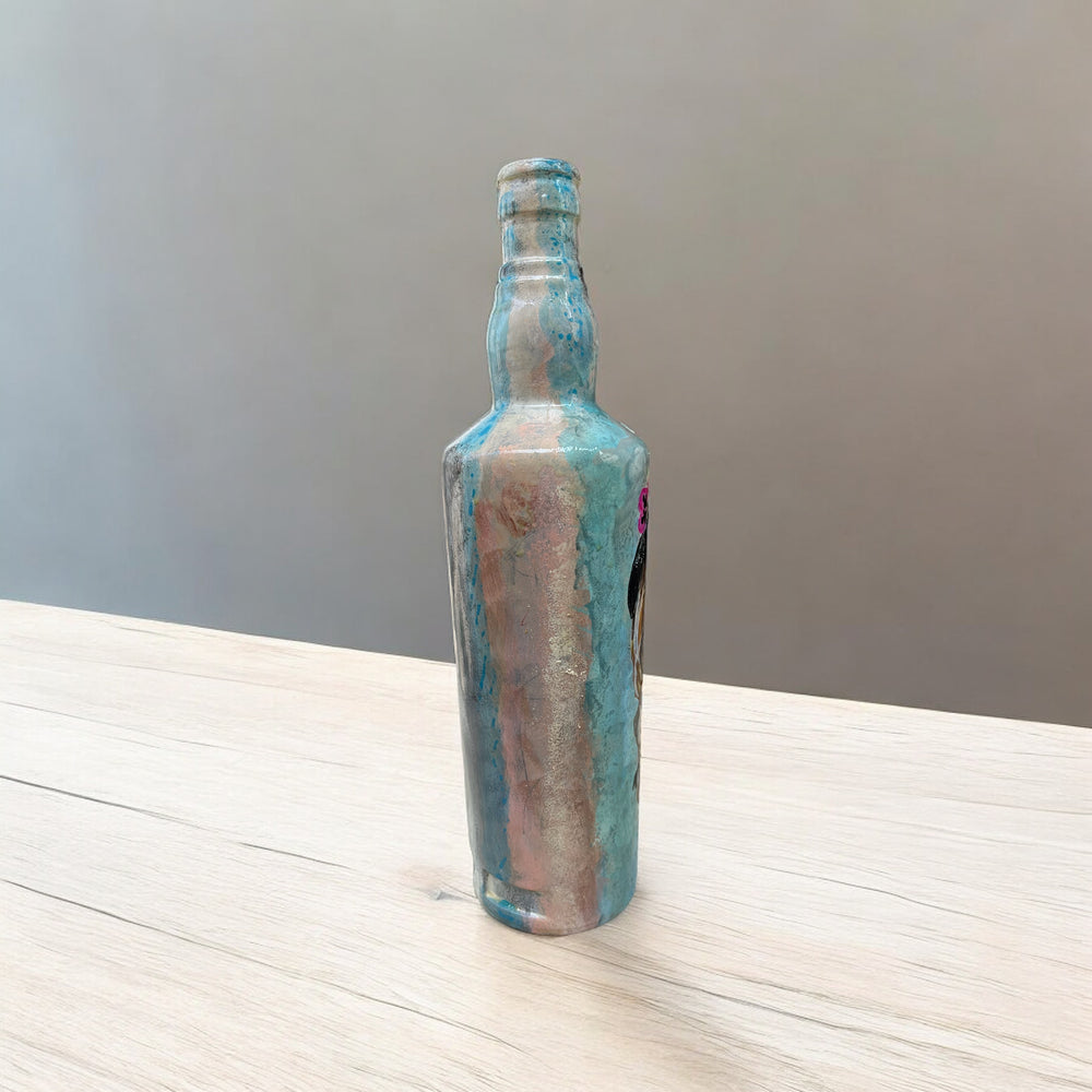 
                      
                        Hand Painted Glass Bottle - Blue Eyed
                      
                    