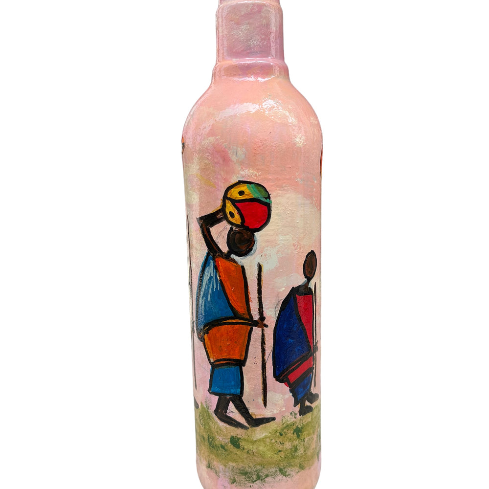 
                      
                        Hand Painted Glass Bottle - Walk
                      
                    