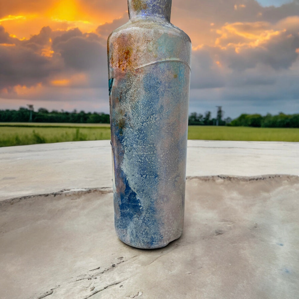 
                      
                        Hand Painted Glass Bottle - Lady in Blue hat
                      
                    