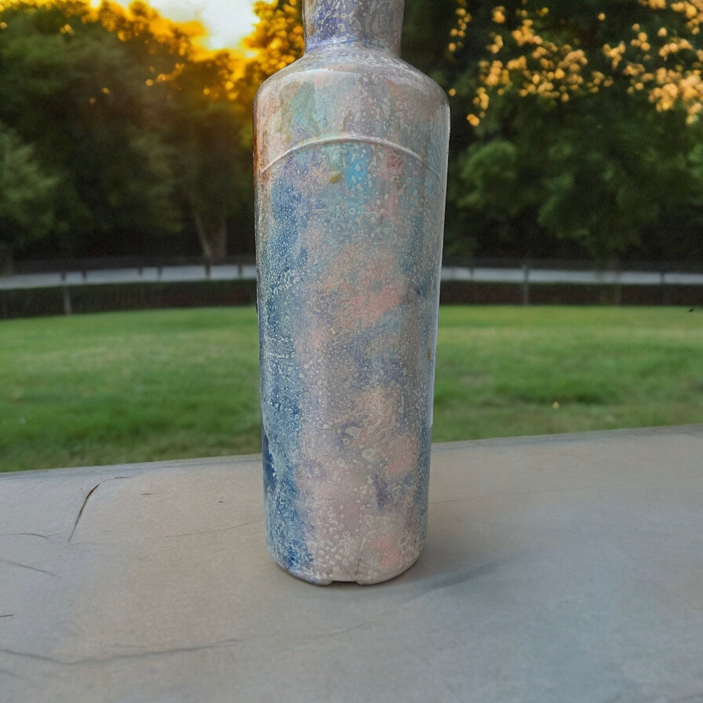 
                      
                        Hand Painted Glass Bottle - Lady in Blue hat
                      
                    