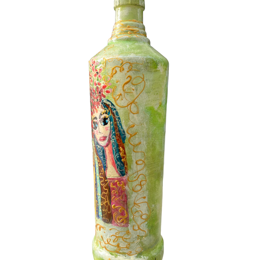 
                      
                        Hand Painted Glass Bottle - Friends
                      
                    