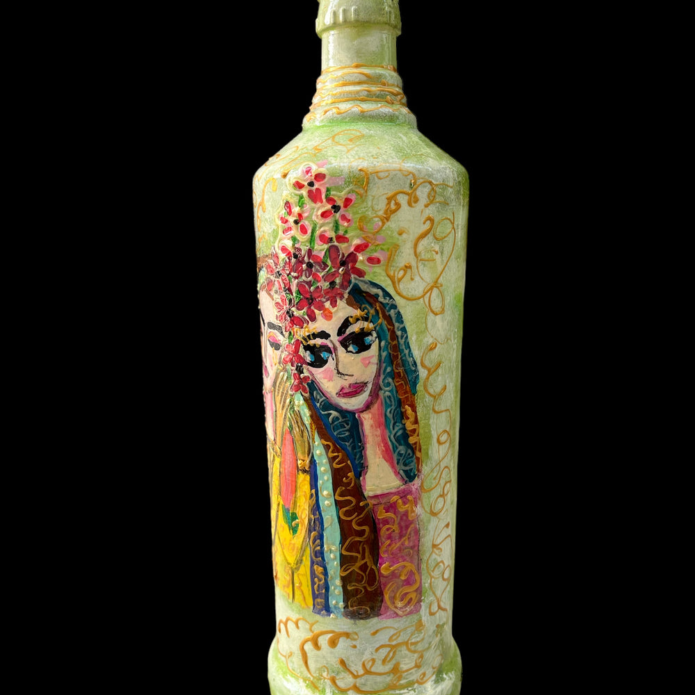 
                      
                        Hand Painted Glass Bottle - Friends
                      
                    